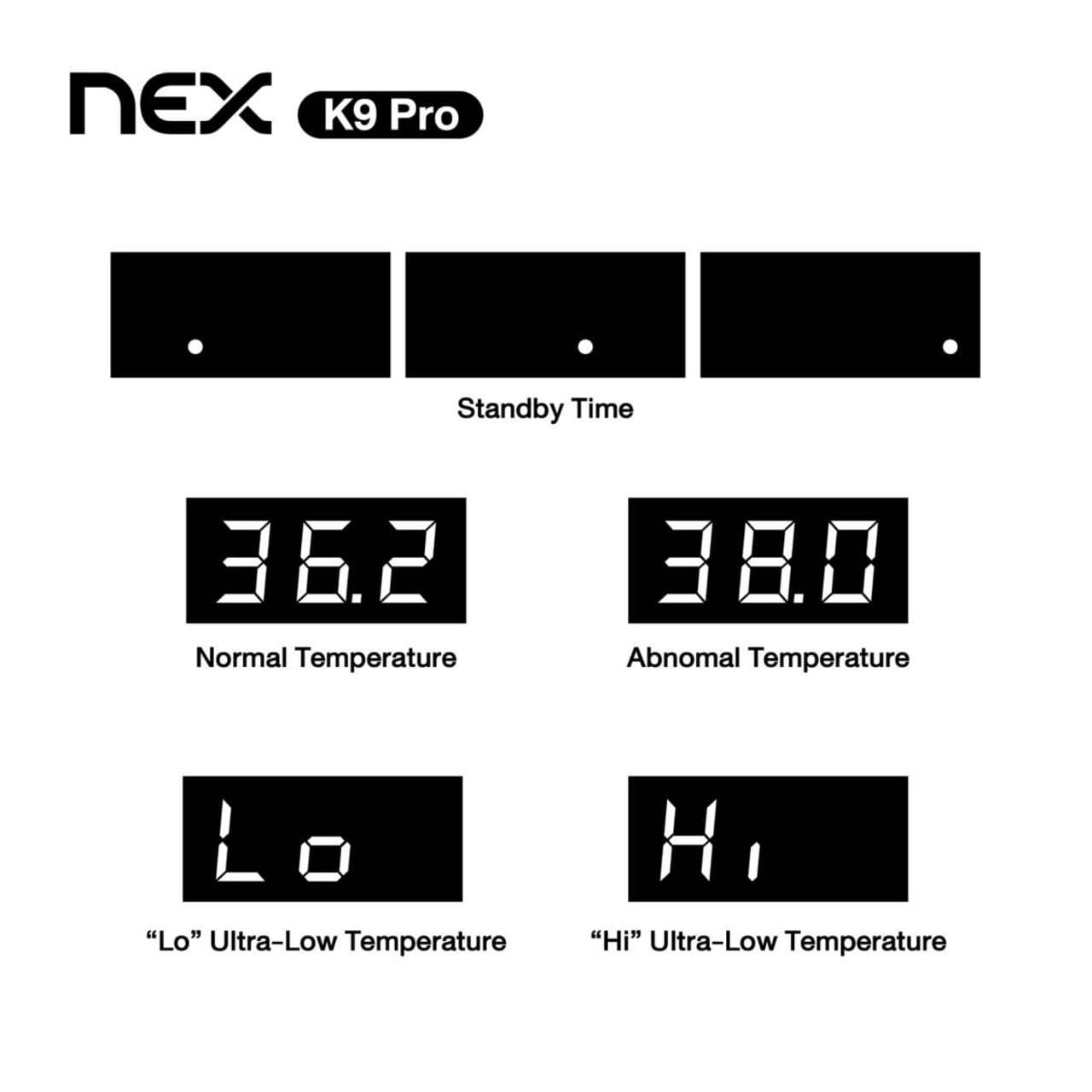 2-1 Alcohol Dispenser & Med. Thermometer K9 Pro